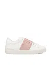 Valentino Rockstud Untitled Sneakers In White
