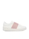 Valentino Rockstud Untitled Sneakers In White