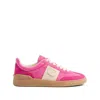 Valentino Upvillage Embossed Leather-trimmed Paneled Suede Sneakers