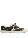 Valentino Floral Print Drawstring Sneakers
