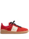 Valentino Garavani Upvillage Low Top Trainer In Split Leather And Calfskin Nappa Leather