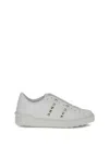 Valentino White Rockstud Untitled Sneakers