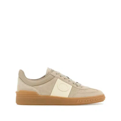 Valentino Garavani Neutral Sneakers In Rock Beige/ivo-r.beige