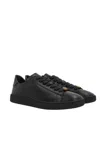 Valentino Royco Signature Brass Vlogo Low-top Sneakers In Black