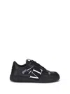 Valentino Garavani Vltn Ribbon Sneakers In Black
