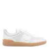 Valentino Garavani Upvillage Low-top Perforated Nappa Leather Sneaker In White