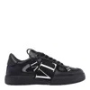Valentino Garavani Vltn Ribbon Sneakers In Black