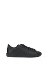 Valentino Royco Signature Brass Vlogo Low-top Sneakers In Black