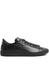 Valentino Royco Signature Brass Vlogo Low-top Sneakers In Black