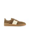 Valentino Low Top Sneaker Contrast Stitching In Green