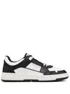 Valentino Garavani Men Two-tone Leather Freedots Sneakers In Black