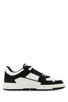 Valentino Garavani Men Two-tone Leather Freedots Sneakers
