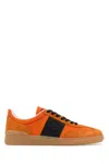 Valentino Upvillage Leather And Nylon Low Top Sneaker