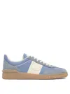 Valentino Upvillage Suede-trimmed Leather Sneakers