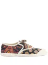 Valentino Sneaker Bay Buy Bay In Fabric Voyage In Animal Print