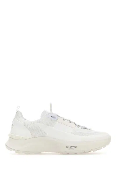 Valentino Garavani True Act Mesh And Rubberized Fabric Sneakers In Multi