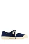 Valentino Bay By Bay Canvas Ballerina Sneaker In Blue