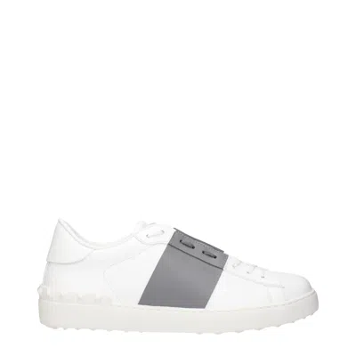 Valentino Garavani Sneakers Men Leather White And Grey