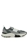 Valentino Garavani True Act Low Top Trainer In Mesh And Rubberised Fabric In Multicoloured