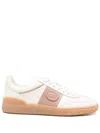 Valentino Upvillage Low-top Leather Sneakers In Pink