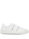 Valentino Rivet-decorated Casual Sneakers In White