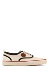Valentino Nojoke Canvas Sneakers With Contrasting Profiles In Pink