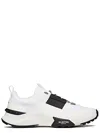 Valentino True Act Low Top Sneakers In White
