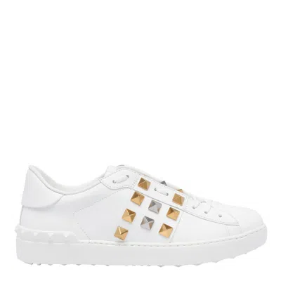 Valentino Garavani Rockstud Sneakers In White