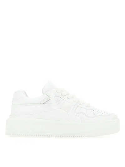 Valentino Garavani White Nappa Leather One Stud Xl Sneakers