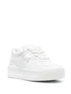 Valentino Garavani Mens White One Stud Xl Chunky-sole Leather Low-top Trainers In White