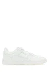 Valentino Leather Freedots Sneakers Studded Detailing In Whitewhitewhite