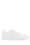 Valentino Leather Freedots Sneakers Studded Detailing In Whitewhitewhite