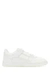 Valentino Leather Freedots Sneakers Studded Detailing In Whitewhitewhite