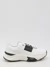 Valentino True Act Low Top Trainer In Mesh And Rubberised Fabric