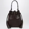 Valentino So Seau Tasseled Leather Bucket Bag In Brown