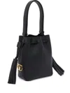 Valentino So Seau Small Leather Bucket Bag In Black