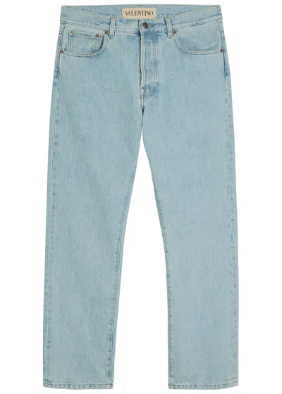 Valentino Garavani Straight-leg Jeans In Blue