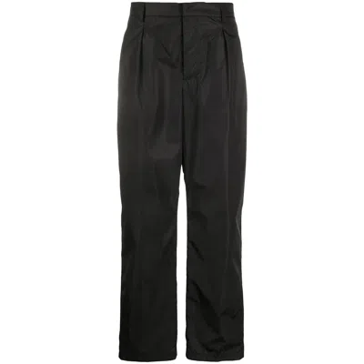 Valentino Garavani Straight-leg Nylon Trousers In Black