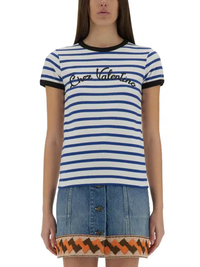 VALENTINO VALENTINO GARAVANI STRIPED COTTON JERSEY T-SHIRT