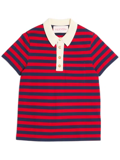 VALENTINO VALENTINO GARAVANI STRIPED POLO SHIRT