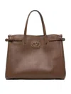 Valentino Handbags Hand Bags Brown In Brown