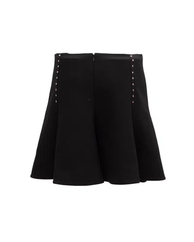 Valentino Garavani Studded Mini Skirt In Black
