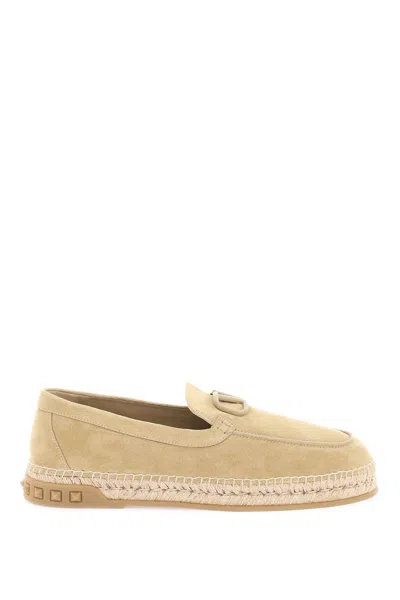 Valentino Garavani Loafers In Beige