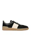 Valentino Upvillage Logo Sneakers Round Toe Rubber In Black