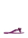 Valentino Garavani Summer Pool Sandals In Purple