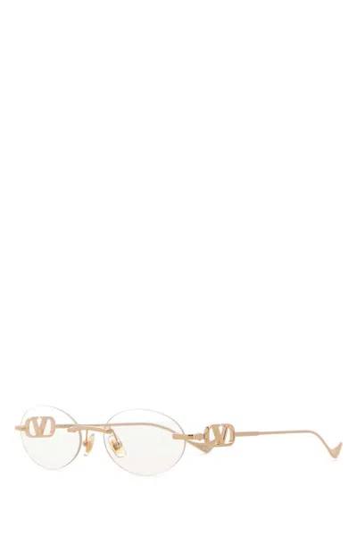 Valentino Garavani Sunglass Gold-tone Glass Fibre Sunglasses