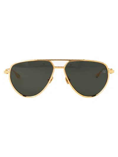 Valentino Garavani Sunglasses In Gold