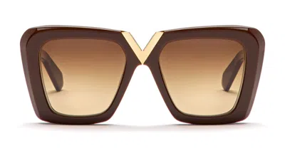 Valentino Garavani Sunglasses In Brown