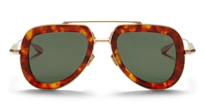 Valentino Garavani Sunglasses In Gold