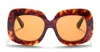 Valentino Orange Square Ladies Sunglasses Vls-180 C 59 In Brown